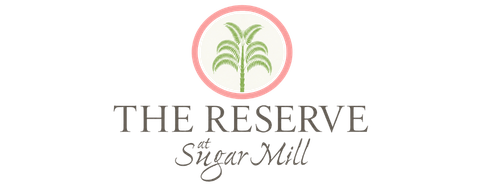 The Reserve at Signor Mill logo with a palm tree in the center.
